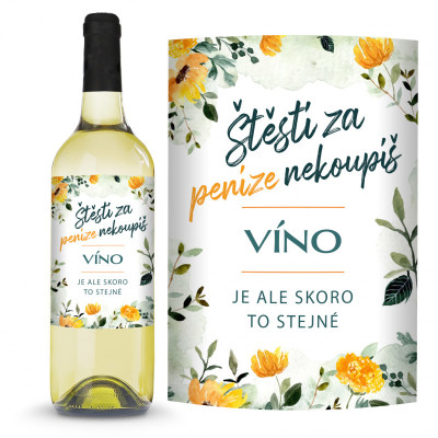 Ahome Víno Chardonnay 750 ml Štěstí nekoupíš