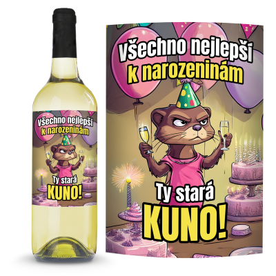 Ahome Víno Chardonnay 750 ml Ty stará kuno