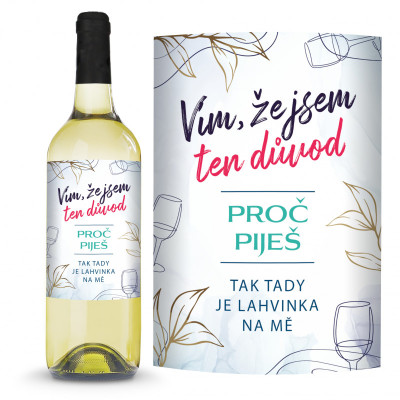Ahome Víno Chardonnay 750 ml Důvod proč piješ