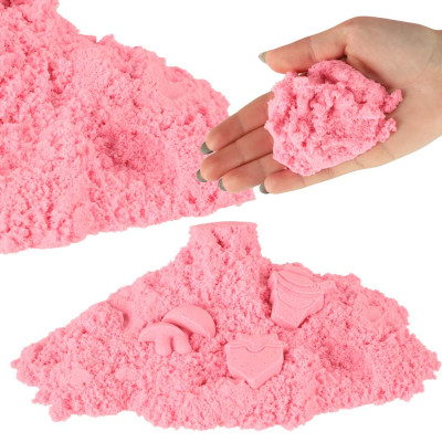 KIK Kinetický písek 1 kg v sáčku - růžový