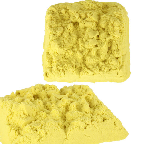 KIK Kinetický písek 1 kg v sáčku - žlutý ~ 2