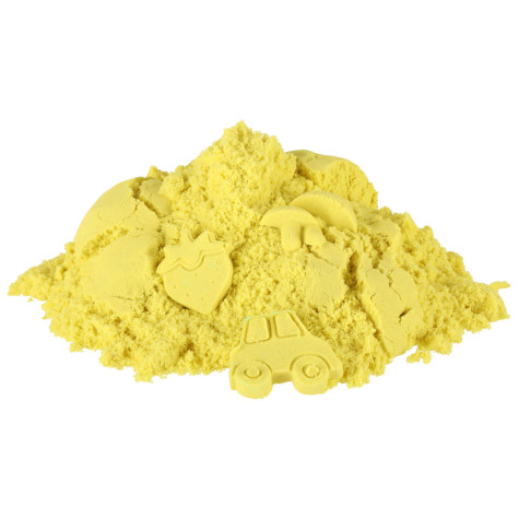 KIK Kinetický písek 1 kg v sáčku - žlutý ~ 5