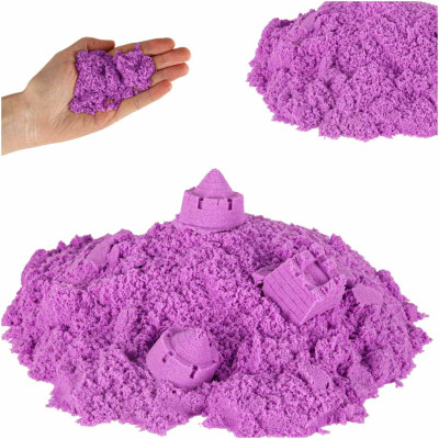 KIK Kinetický písek 1 kg v sáčku - fialový