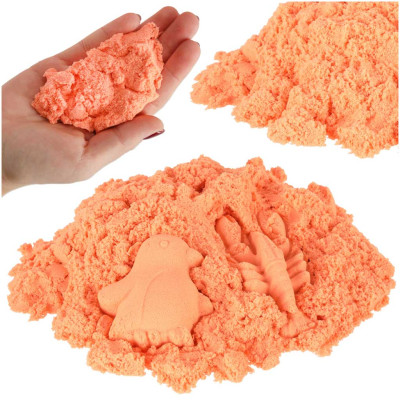 KIK Kinetický písek 1 kg v sáčku - oranžový