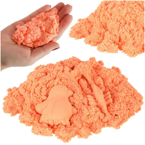 KIK Kinetický písek 1 kg v sáčku - oranžový ~ 1