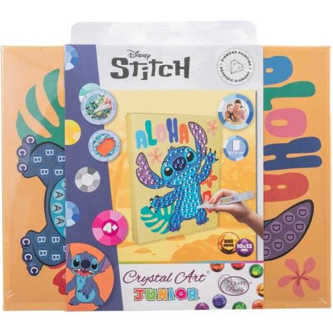 CRYSTAL ART Diamantové malování Junior Disney: Stitch ~ 3