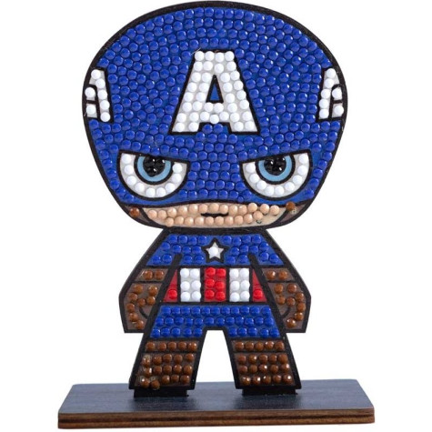 CRYSTAL ART Diamantové malování Avengers: Kapitán Amerika ~ 1