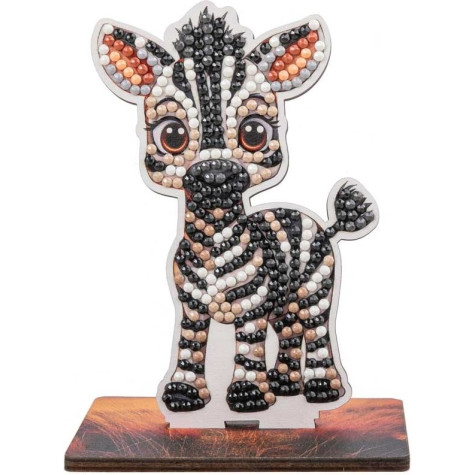 CRYSTAL ART Diamantové malování Safari: Zebra ~ 1