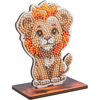 CRYSTAL ART Diamantové malování Safari: Lev
