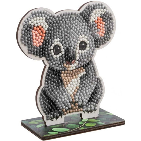 CRYSTAL ART Diamantové malování Na zemi: Koala ~ 1