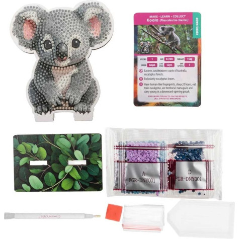 CRYSTAL ART Diamantové malování Na zemi: Koala ~ 2
