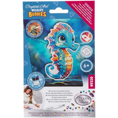 CRYSTAL ART Diamantové malování Oceán: Mořský koník ~ 4