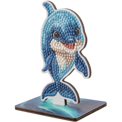 CRYSTAL ART Diamantové malování Oceán: Delfín