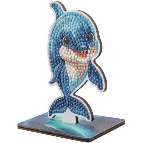CRYSTAL ART Diamantové malování Oceán: Delfín ~ 1