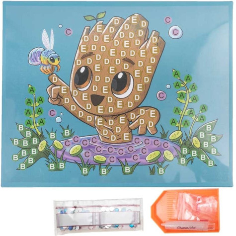 CRYSTAL ART Diamantové malování Junior Marvel: Groot ~ 3