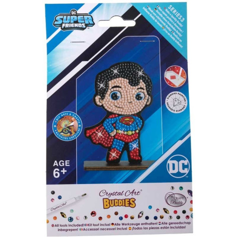 CRYSTAL ART Diamantové malování Superhrdinové: Superman ~ 2