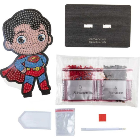 CRYSTAL ART Diamantové malování Superhrdinové: Superman ~ 3