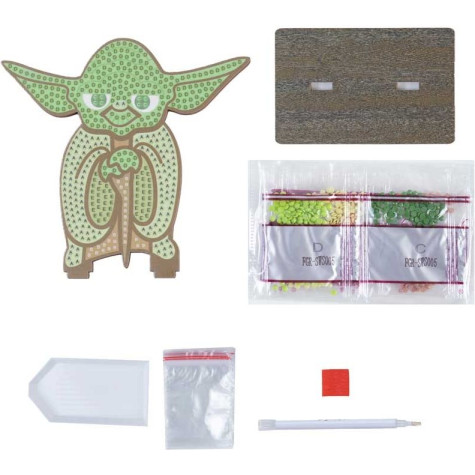 CRYSTAL ART Diamantové malování Star Wars: Yoda ~ 2