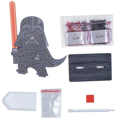 CRYSTAL ART Diamantové malování Star Wars: Darth Wader ~ 3