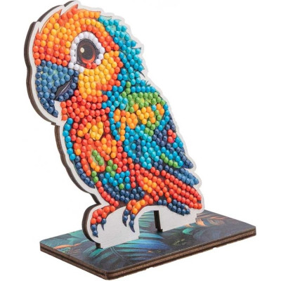 CRYSTAL ART Diamantové malování Jungle: Papoušek