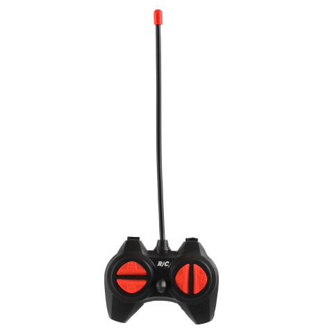 Auto RC terénní 14cm plast 27MHz na baterie se světlem růžové ~ 3