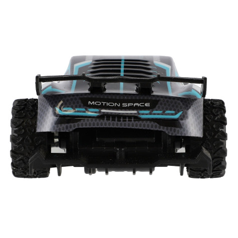 Auto RC sportovní plast 2,4GHz 20cm na baterie šedo-tyrkysové ~ 6
