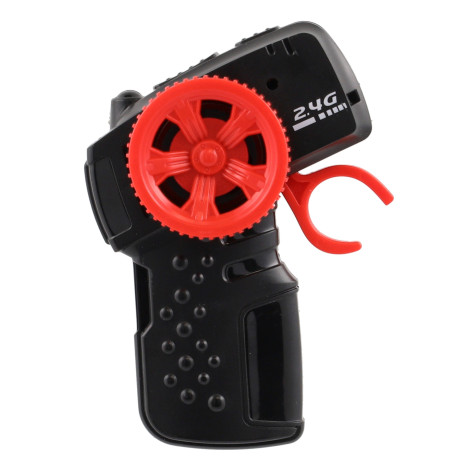 Auto RC sportovní plast 2,4GHz 20cm na baterie šedo-červené ~ 3