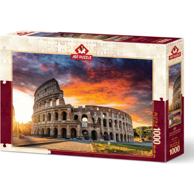 ART PUZZLE Puzzle Západ slunce u Kolosea 1000 dílků