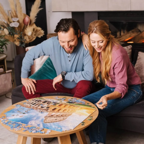 TREFL Puzzle UFT Romantic Sunset: Oia, Santorini 1500 dílků ~ 3
