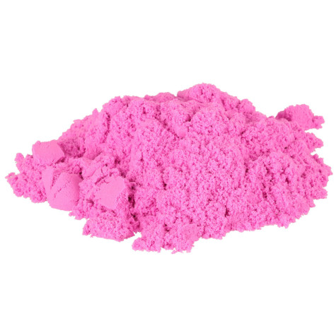KIK Kinetický písek v boxu 1 kg s formičkami - růžový ~ 4