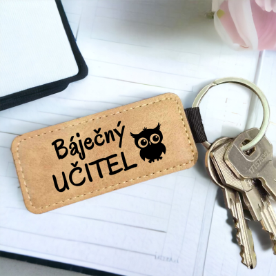 Ahome Kožená klíčenka - Báječný učitel