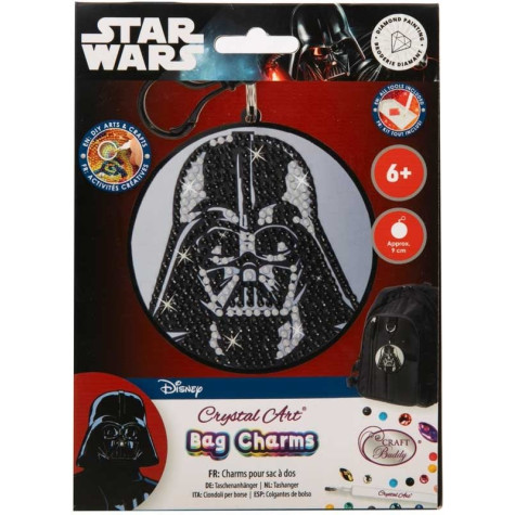 CRYSTAL ART Přívěšek Darth Wader ~ 3