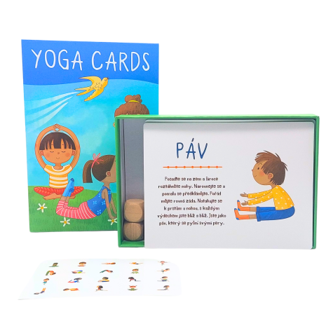 toySimply Jógové karty pro děti 20 ks ~ 13