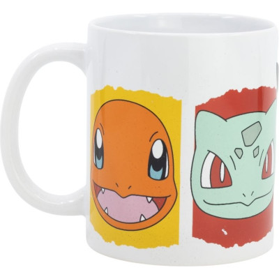 STOR Hrneček keramický 325 ml Obličeje Pokémonů