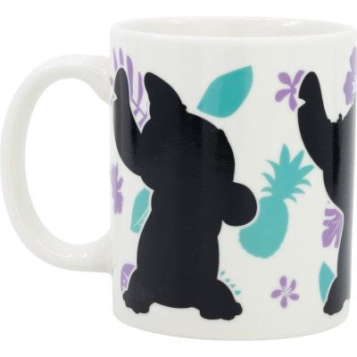 STOR Hrneček keramický měnící barvu 325 ml Stitch