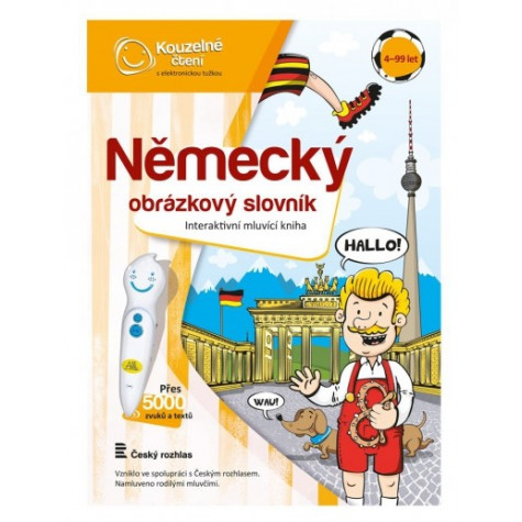 Albi Kouzelné čtení - Kniha Německý obrázkový slovník ~ 1