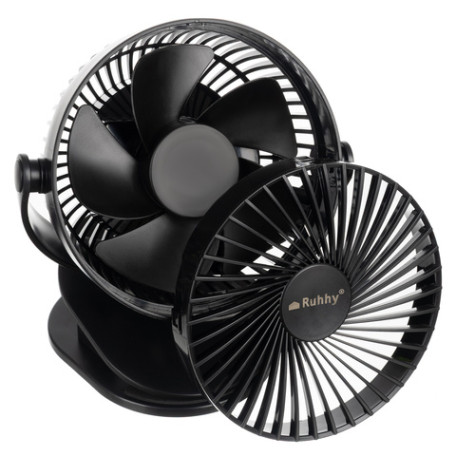 Bezdrátový stolní ventilátor černý Ruhhy 25567 ~ 8