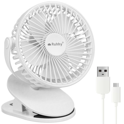Bezdrátový stolní ventilátor bílý Ruhhy 25566 ~ 1