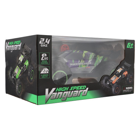 Auto RC Buggy rychlostní 2,4GHz plast 40cm dobíjecí pack+baterie fialové ~ 2