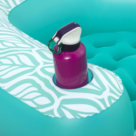 Bestway 43719 Luxusní nafukovací křeslo Comfort Plush zelené 145x120cm ~ 3