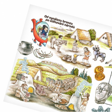 Albi Kouzelné čtení - Kniha Hravé české dějiny 1 ~ 5