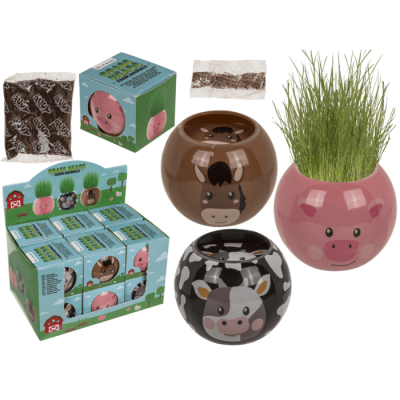 Travňák zvířátka na farmě