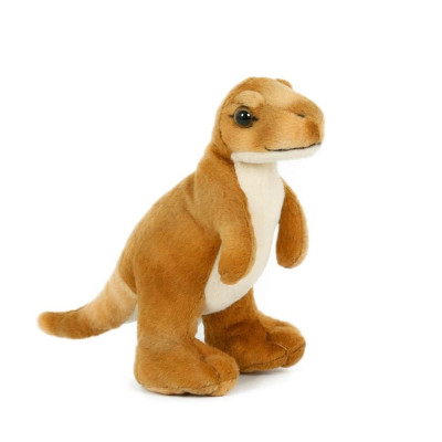 Teddies Dinosaurus plyš 20cm hnědý