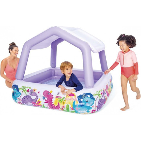 Intex 57470 Bazén nafukovací se stříškou 157x157x122cm od 2 let ~ 2