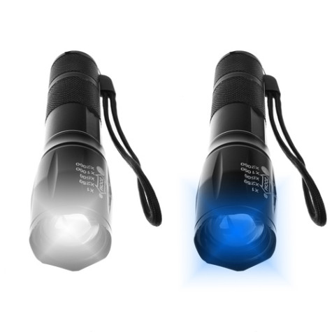 Svítilna 2v1 CREE XPE Zoom s UV světlem Trizand 24311 ~ 5
