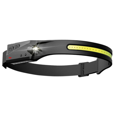 USB LED čelovka svítilna COB + XPE Trizand 21652 ~ 12