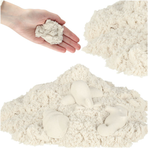 KIK Kinetický písek 1 kg v sáčku - přírodní světlý ~ 1