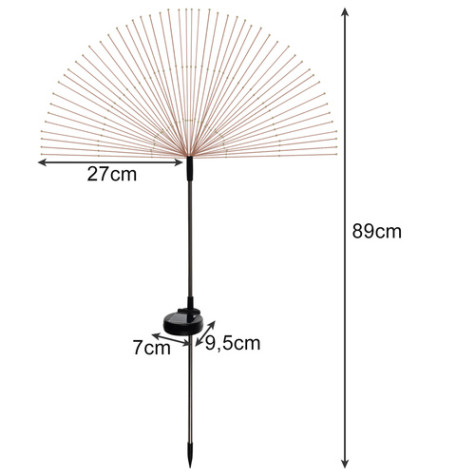 Solární zahradní světlo Pampelišky 2ks 89cm Gardlov 25477 ~ 3