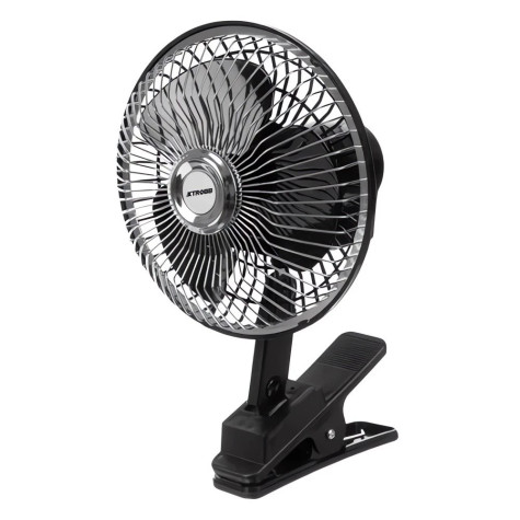 Rotační ventilátor s klipem černý Xtrobb 23194 ~ 2