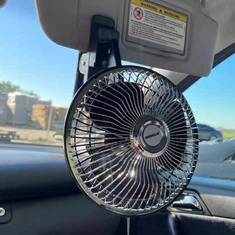 Rotační ventilátor s klipem černý Xtrobb 23194 ~ 4